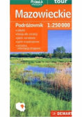 Mazowieckie. Podróżownik. Mapa samochod. 1:250 000