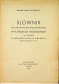 Słownik polskich nazw miejscowości w B Prusach Wschodnich 1946 r.