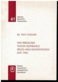 Von biblischen texten inspirierte orgel-solo-kompositionen seit 1960