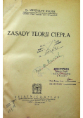 Zasady teorji ciepła 1924 r.