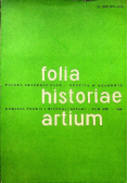Folia historiae artium tom XXII