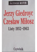 Gierdyc, Miłosz Listy 1952-1963