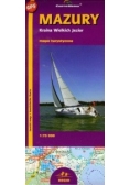Mazury Kraina Wielkich Jezior Mapa turystyczna