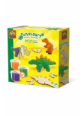 Ciasto masa Drewniane dinozaury