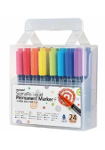 Marker permanentny SigmaFlo F 122 24 kolory