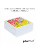 Kostka biurowa biała 85x85x35mm 400K