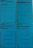 Fizyka matematyczna Tom I do IV