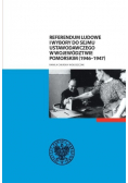 Referendum ludowe i wybory do Sejmu Ustawodawczego w województwie pomorskim