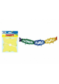 Girlanda papierowa kolorowa 4m
