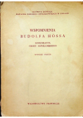 Wspomnienia Rudolfa Hossa