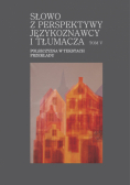 Słowo z perspektywy językoznawcy i tłumacza