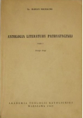 Antologia literatury patrystycznej Tom 1 zeszyt 2