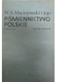 W A Maciejowski i jego Piśmiennictwo polskie