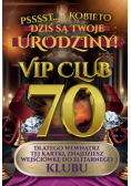 Karnet Urodziny 70 damskie