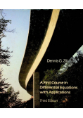 A first course in differential equations with applications