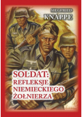 Soldat refleksje niemieckiego żołnierza