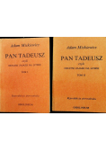Pan Tadeusz Tom I i II Reprint z 1834 r.