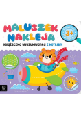 Maluszek nakleja Książeczka wyszukiwanka z kotkiem z dużymi naklejkami 3+
