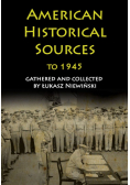 American Historical Sources to 1945