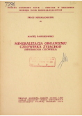 Mineralizacja organizmu człowieka żyjącego