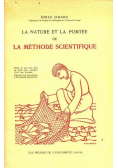 La nature et la portee de la methode scientifique
