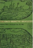 Teka komisji urbanistyki i architektury Tom XV