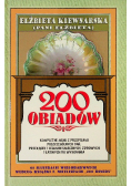 200 obiadów Kompletne menu z przepisami