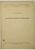 Kanoniczne procesy szczególne