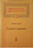 Biblioteka matematyczna  O pojęciu wymiaru Tom 31