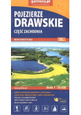 Mapa turystyczna Pojezierze Drawskie część zachodnia w 2020