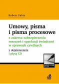 Umowy, pisma i pisma procesowe z zakresu zabezpieczenia roszczeń i egzekucji świadczeń w sprawach cywilnych