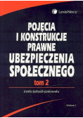 Pojęcie i konstrukcje prawne ubezpieczenia społecznego Tom 2