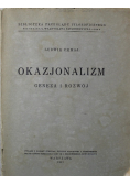 Okazjonalizm geneza i rozwój 1937 r.