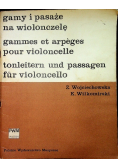 Gamy i pasaże na wiolonczelę