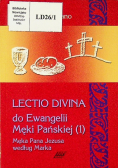 Lectio Divina Do Ewangelii Męki Pańskiej 1