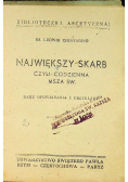 Największy skarb czyli codzienna Msza Święta 1937 r.