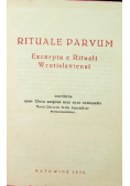 Rituale Parvum Excerpta e Rituali Wratislaviensi