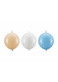 Balony z łącznikiem 33cm 20szt MIX