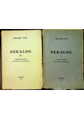 Dekalog Tom I i II 1933 r. 1934 r.