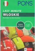 Last Minute Włoskie rozmówki ze słowniczkiem