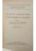 Teksty gwarowe z polskiego Śląska 1939 r.