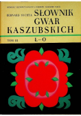 Słownik gwar Kaszubskich Tom III