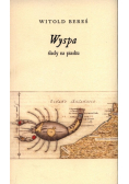 Wyspa ślady na piasku