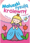 Maluszki rysują królewny