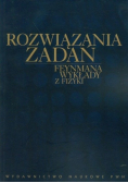 Rozwiązania zadań Feynmana wykłady z fizyki