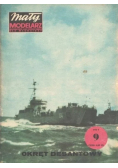 Mały modelarz Miesięcznik ligi obrony kraju dla młodzieży  nr 9 / 1977  Okręt desantowy