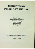 Modlitewnik polsko  francuski