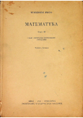 Matematyka Część III Całki i równania różniczkowe