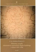 Dekanaty i parafie Administracji Apostolskiej Śląska Opolskiego w latach 1945 - 1946