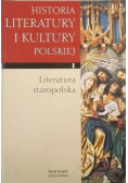 Historia literatury i kultury polskiej Tom I  Literatura staropolska